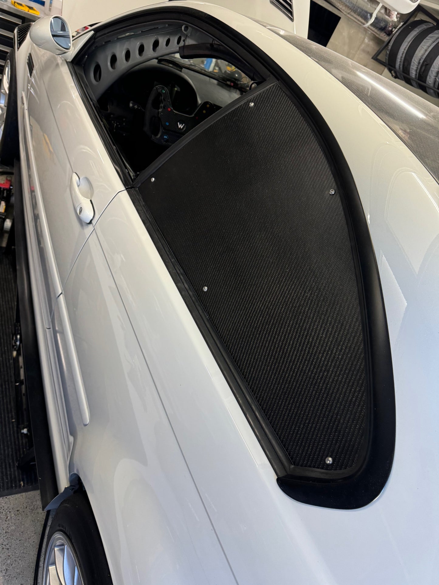 BMW E46 Coupe/M3 Carbon Fiber Rear Window Panels