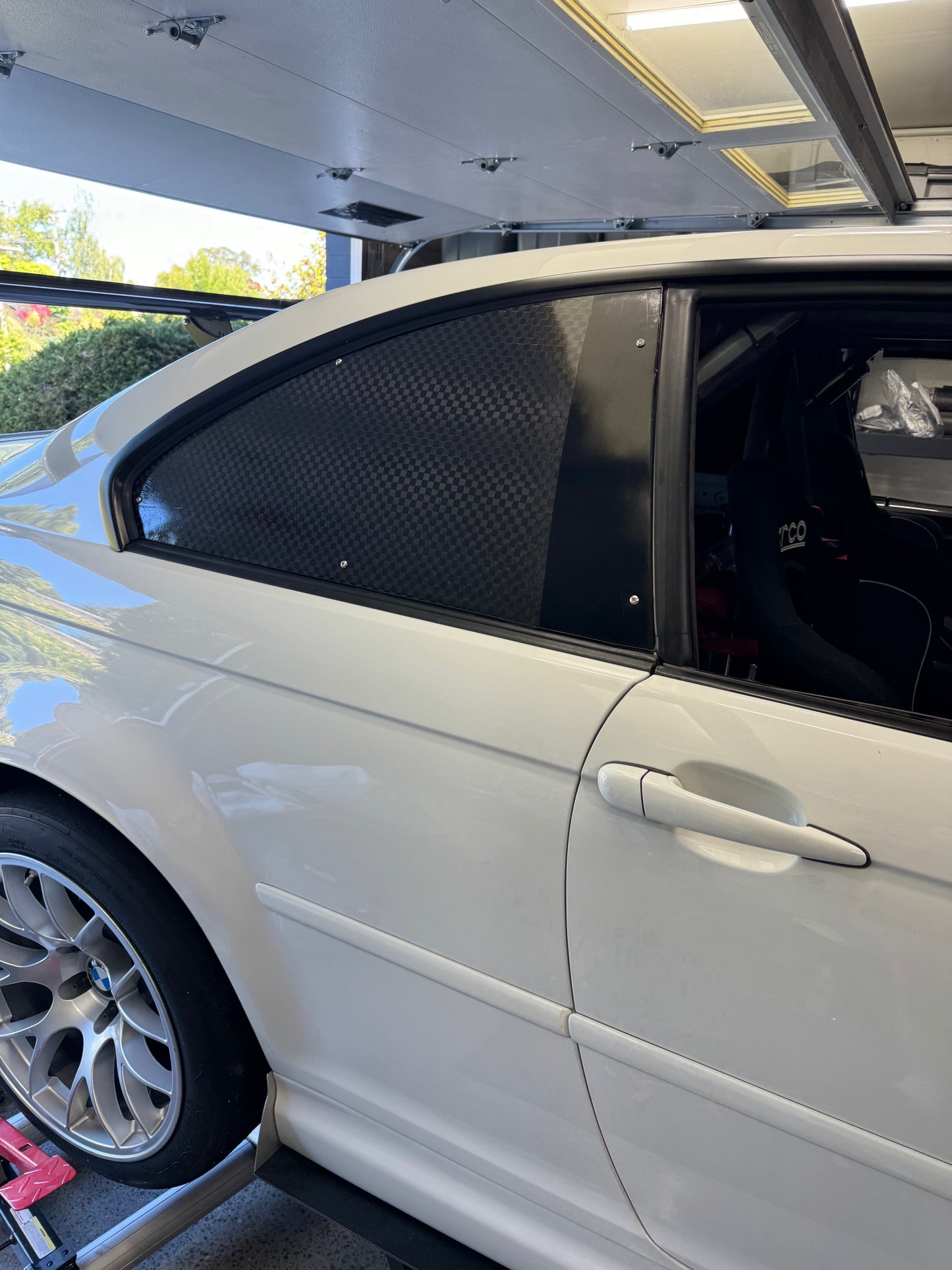 BMW E46 Coupe/M3 Carbon Fiber Rear Window Panels