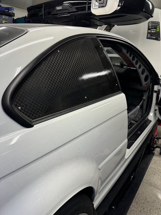 BMW E46 Coupe/M3 Carbon Fiber Rear Window Panels